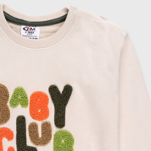 Baby Club Terry Sweatshirt (Cream)