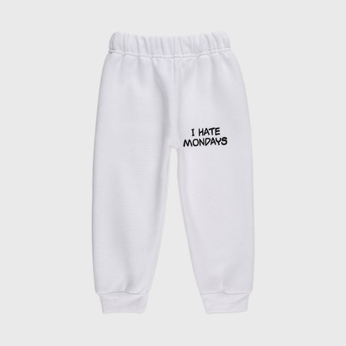 Angry Garfield Fleece Tracksuit (White)