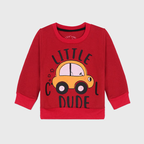Cool Dude Fleece Tracksuit (Red)