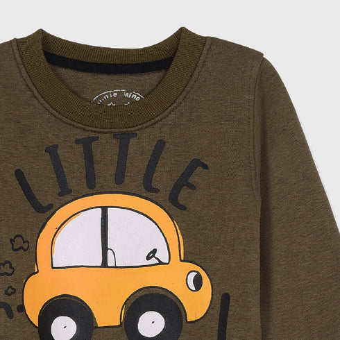 Cool Dude Fleece Tracksuit (Brown)