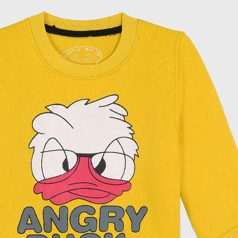 Angry Duck Fleece Tracksuit (Yellow)