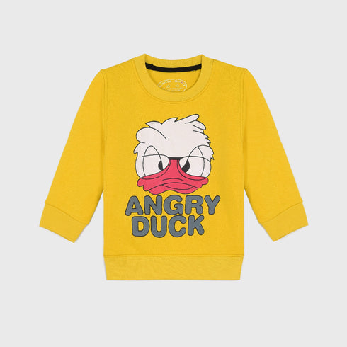 Angry Duck Fleece Tracksuit (Yellow)