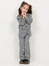 Imported Cotton Classic Striped 2 Piece Set (Black & White)