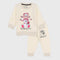 With All My Heart Fleece Tracksuit (Cream)