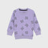 Tom & Jerry All-Over Printed Fleece Tracksuit (Purple)