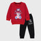 With All My Heart Fleece Tracksuit (Red)
