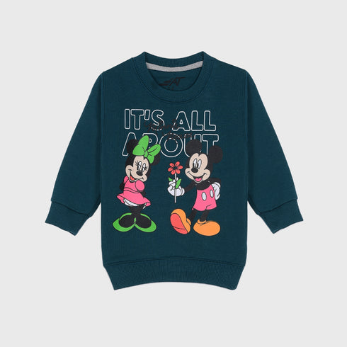 Minnie Mouse Fleece Tracksuit (Green)