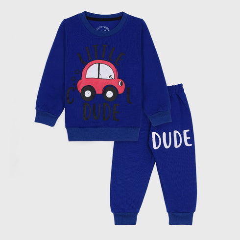 Cool Dude Fleece Tracksuit (Blue)