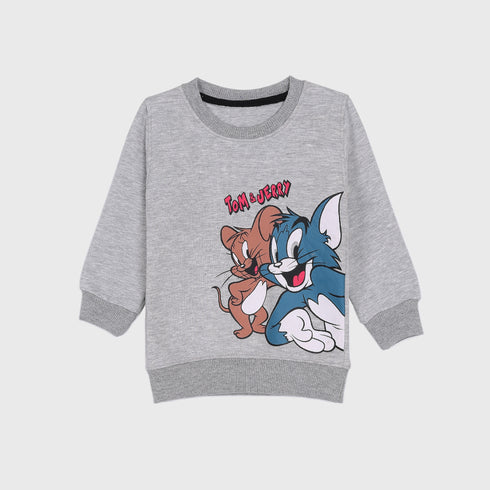 Tom and Jerry Fleece Tracksuit (Grey)