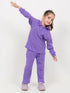 Imported Ribbed Classic Polo 2 Piece Set (Purple)