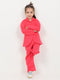 Imported Textured Wash & Wear 2 Piece Set (Fuchsia Pink)