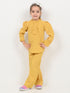 Imported Textured Wash & Wear Classic Ruffle 2 Piece Set (Mustard)