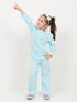 Imported Textured Wash & Wear Classic Ruffle 2 Piece Set (Sky Blue)