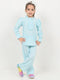 Imported Textured Wash & Wear Classic Ruffle 2 Piece Set (Sky Blue)