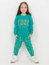 Cozy Season Fleece Suit (Greenish Teal)