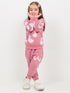 Goosy Giggle Fleece Suit (Dusty Mauve)