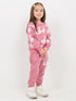 Goosy Giggle Fleece Suit (Dusty Mauve)