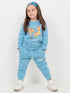 The Bambi Themed Fleece Suit (Fountain Blue)