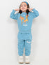 The Bambi Themed Fleece Suit (Fountain Blue)
