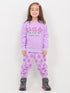 Super Cute Bloom Fleece Suit (Lilac)