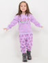 Super Cute Bloom Fleece Suit (Lilac)