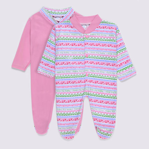 2-Pack Sleep Suit (Pink)