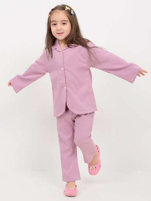 Imported Crinkle 2 Piece Set (Lilac)