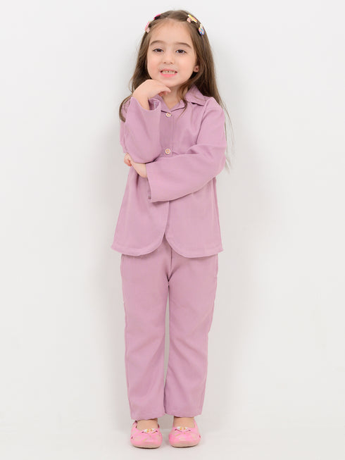 Imported Crinkle 2 Piece Set (Lilac)