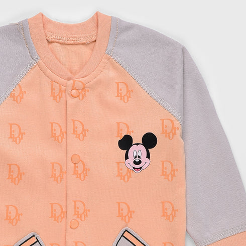 2-Pack Mickey Mouse Suit (Grey-Orange)