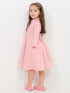 Imported Velour Princess Frock (Baby Pink)
