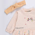 Flowers Printed Sleepsuit (Yellow-Cream)