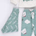 4-Pack Dear Mini Wrapover Suit (Green-White)