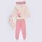 4-Pack Candy Wrapover Sleepsuit (Cream-Pink)