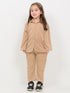 Imported Malai Velour 2 Piece Set (Camel)