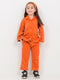 Imported Malai Velour 2 Piece Set (Bright Orange)
