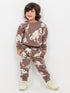 Jurassic Themed Fleece Suit (Silt Brown)