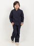 Textured Imported Cotton 2 Piece Set (Deep Navy)