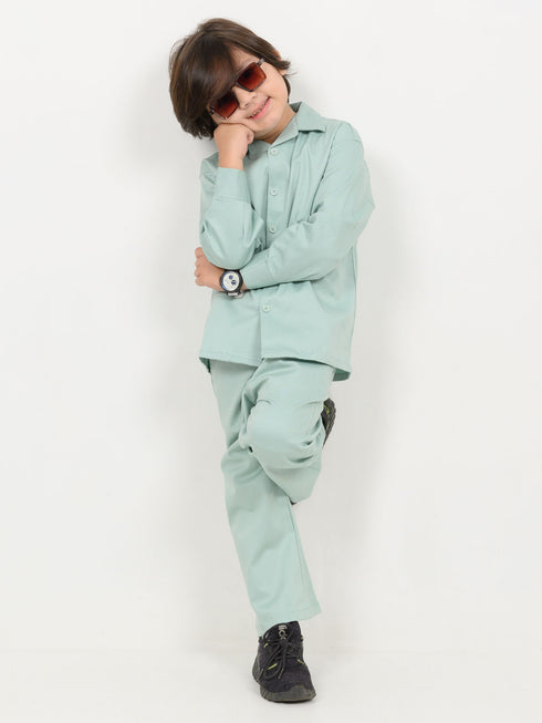 Imported Twill Premium 2 Piece Set (Sea Green)