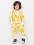 Sunny Safari Themed Fleece Suit (Cream/Mustard)