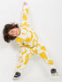 Sunny Safari Themed Fleece Suit (Cream/Mustard)