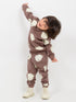 Tiny Bear Themed Fleece Suit (Bear Brown)