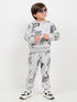 Tiger Themed Fleece Suit (Light Grey)