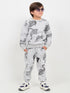 Tiger Themed Fleece Suit (Light Grey)