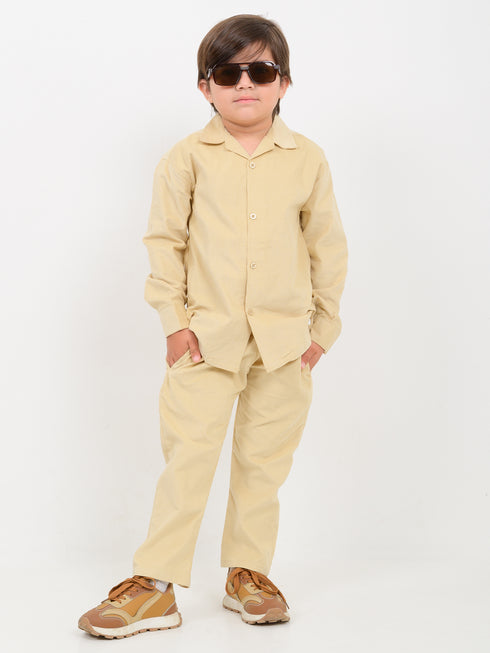 Imported Corduroy 2 Piece Set (Fawn)