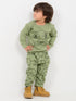 Baby Elephant Themed Fleece Suit (Hunter Green)