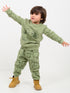 Baby Elephant Themed Fleece Suit (Hunter Green)