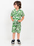 Cool Camo Imported Boski Linen Set (Zebra Mint)