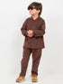 Imported Corduroy 2 Piece Set (Cocoa Brown)