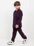 Imported Corduroy 2 Piece Set (Dark Purple)