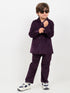 Imported Corduroy 2 Piece Set (Dark Purple)
